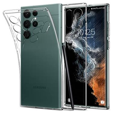 Imagem de Spigen Capa de cristal líquido projetada para Galaxy S22 Ultra (2022) - transparente