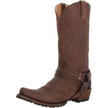 Imagem de ROPER Bota Country Masculina de Caveira, Marrom, 12 Wide