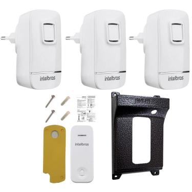 Imagem de Campainha Sem Fio Longo Alcance 3 Pontos Bivolt e Protetor