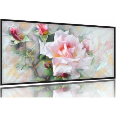 Imagem de Quadro Escritório Advocacia Justiça Azul 130x60 Moldura Preta 2x2