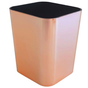 Imagem de Porta Caneta Lápis Dello Porta Objetos Organizador De Bancada Rose Gold Metalizado