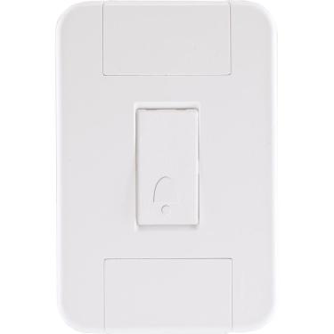 Imagem de Conjunto 4x2 com 1 Pulsador Campainha 10 A 250 V Tramontina Tablet Branco Tramontina