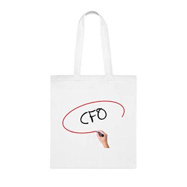 Imagem de Bolsa tote Chief Financial Officer (Chief Financial Officer With Black Mark Bag, Chief Financial Officer (Chief Financial Officer Officer Officer (Chief Financial Officer (Chief Financial Officer Officer Officer) (M, Branco