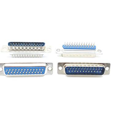 Imagem de Pc Accessories - Conectores Pro Pacote com 10 conectores DB25 M DIP Pinos retos PCB Montagem D-Sub conector DP25M, 25 pinos macho 10 peças para PC Board