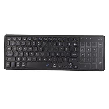 Fino 2.4 Ghz Usb Mini Teclado Sem Fio Com O Número Touchpad Teclado Numeric  Para Tablet Desktop Pc Portátil - Desconto no Preço