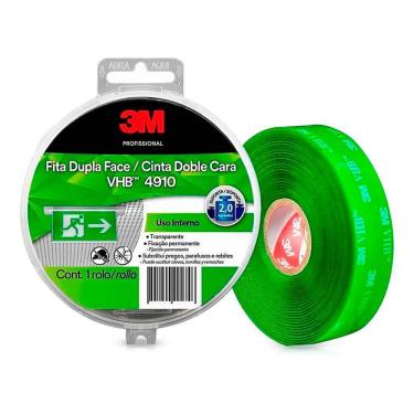 Imagem de Fita Dupla Face VHB 19mm X 5m Fixação Extra Forte Interna 3M