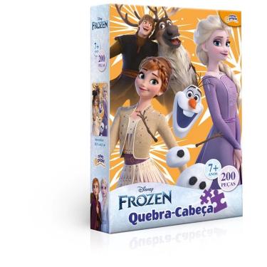 Imagem de Quebra Cabeça Disney Frozen 200 Peças Toyster
