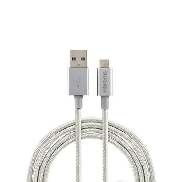 Imagem de intelbras Cabo micro USB em nylon 1,5 m EUAB 15NB Branco