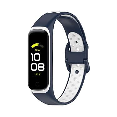 Imagem de Pulseira De Silicone Esportiva marca 123smart compativel com Galaxy Fit2 Fit 2 R220 SM-R220