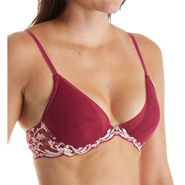Imagem de Natori Contorno feminino com decote profundo, Berry/tule, 32DDD