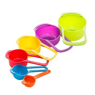 Imagem de Cj 6 Colheres Medidoras Encaixáveis 7,5/15/60/85/125/250ml Lyor