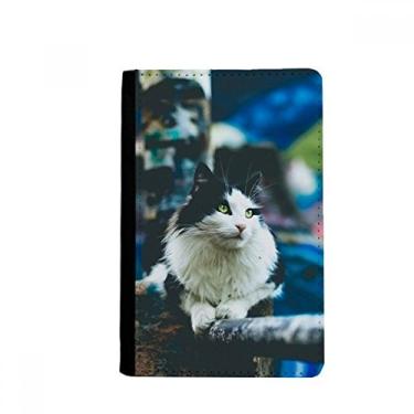 Imagem de Animal Gato preguiçoso Fotografia Shoot Passaporte Porta Notecase Burse Capa Carteira Cartão Bolsa, Multicolor