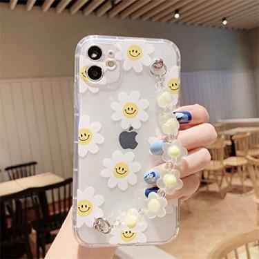Imagem de Capa de telefone girassol 3d bonita para iphone 11 12 13 pro max xs x xr 7 8 plus se 3 capa de silicone macia margarida engraçada, a, para iphone 11