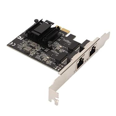 Imagem de Placa de Rede PCIe, Placa PCI Express Gigabit Ethernet RJ 45 Porta Dupla Transmissão de 2,5 Gbps para Desktops PC