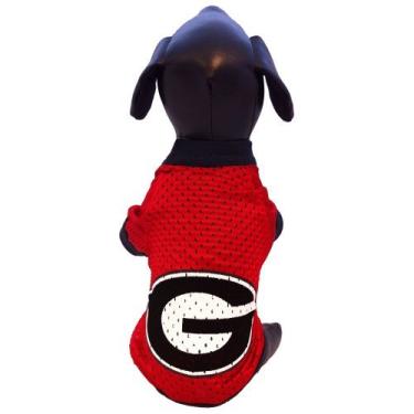 Imagem de Camiseta de malha atlética NCAA Georgia Bulldogs (cor do time, grande)