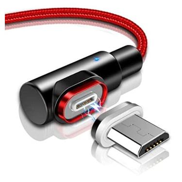 Imagem de OUVITA Cabo magnético de carregamento rápido para telefone (2 m, vermelho Android)