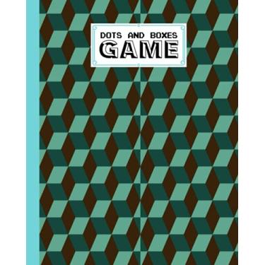 Imagem de Dots And Boxes Game: Cube Cover Dots And Boxes Game, A Classic Strategy Game - Large and Small Playing Squares, 120 Pages, size 8" x 10" by Sonja Heine
