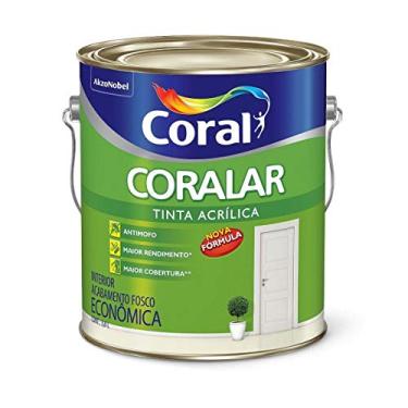 Imagem de Tinta Acrílica Coralar, Verde Limão, 3.6 L, Coral