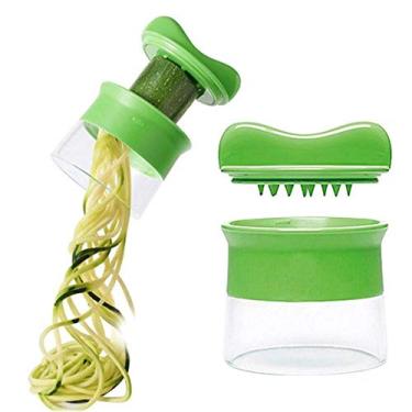 Imagem de ralador de cozinha multifuncional rotativo ralador em espiral pepino descascando em espiral ralador de cozinha picador de cozinha utensílio de cozinha