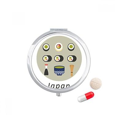 Imagem de Porta-comprimidos tradicionais japoneses locais para sushi, caixa de armazenamento de remédios