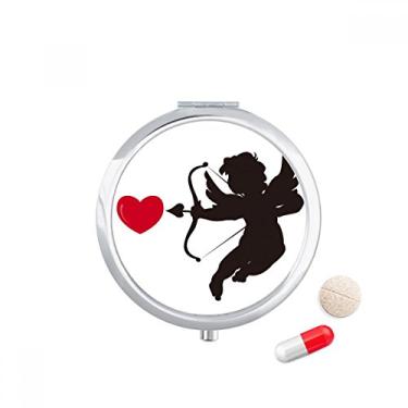 Imagem de Cupido Angel Love caixa de armazenamento de remédios com estampa de coração