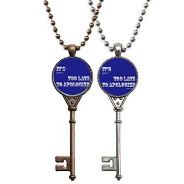 Imagem de OFFbb-USA Apology is to Late Art Deco Presente Fashion Chaveiro Pingente Joias Decoração Casal