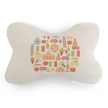 Imagem de DIYthinker Almofada para decoração de pescoço italiana The Leaning Tower of Pisa Roman para carro