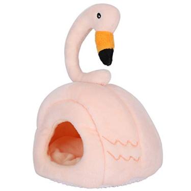 Imagem de Asixxsix Cama de dormir para hamster, casa de descanso de hamster resistente ao desgaste em forma de cisne, ventilada para esquilo