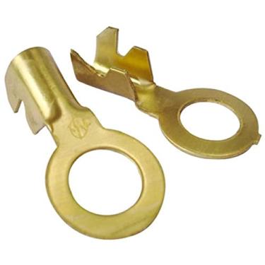 Imagem de Terminal Latao Olhal Speed Corrente Maxima 70A Seccao Fio Recomendada 16Mm Diametro Interno 10 3Mm Diametro Externo 20Mm Comprimento 36 2Mm Espessura 0 9Mm