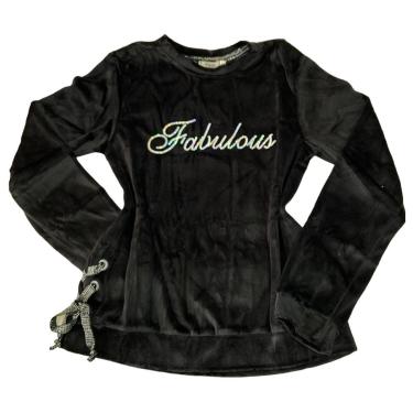 Imagem de Blusa De Frio Moletom Menina Veludo Estilosa Top-Feminino