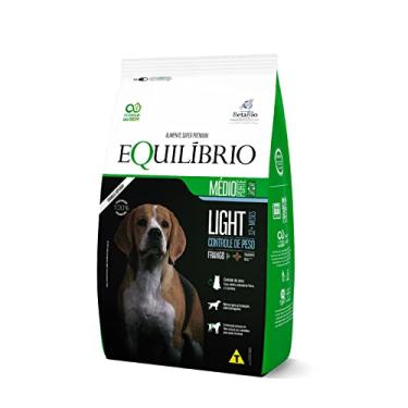 Imagem de Equilíbrio Super Premium Cães Ração Cães Equilibrio Raças Médias Adulto Light Frango 12Kg