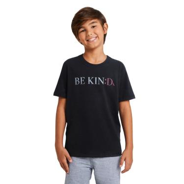 Imagem de Infantil - Camiseta Estampa Df Be Nice Be Kind Reserva Mini Preto  menino