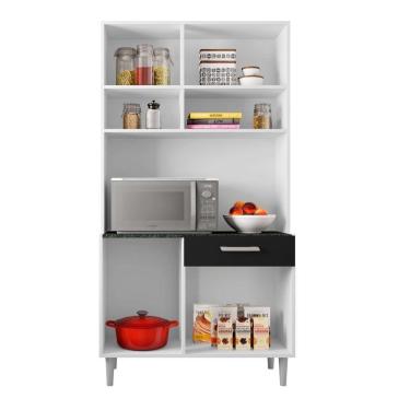 Imagem de Kit Cozinha 6 Portas 1 Gaveta Carol Poliman Móveis