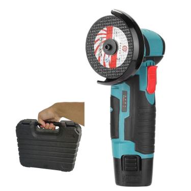 Imagem de Esmerilhadeira Portatil Lixadeira Serra Corte Polimento Sem Fio Angular Madeira Aço Ferro Ceramica Ferro