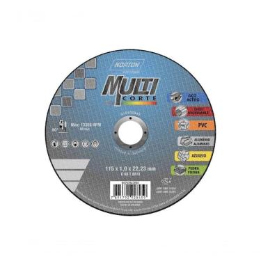 Imagem de Disco Corte Multicorte Norton 115x1,0x22,23
