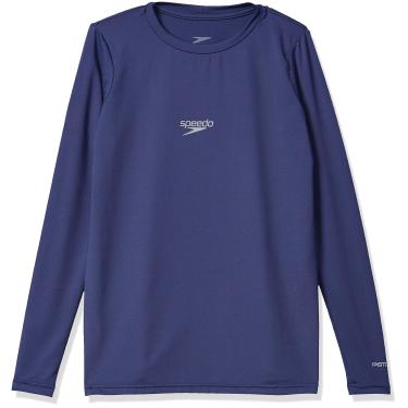 Imagem de Speedo UV Protection Camiseta de Manga Longa, Meninos e Meninas, Azul, 4