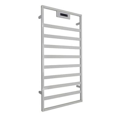 Imagem de Toalheiro de parede de aquecimento de aço inoxidável 304 trilho elétrico aquecedor de toalhas termostato inteligente com controle de temperatura de temporização, D