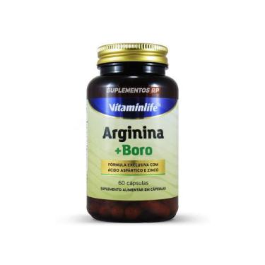 Imagem de Arginina + Boro  Ácido Aspártico Zinco 60 Caps - Vitaminlife