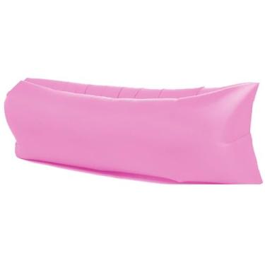 Imagem de Air Sofa，Portable waterproof and leak-proof bag sofa air chair, suitable for outdoor, beach, hiking, picnic, music festival (Color : Pink)