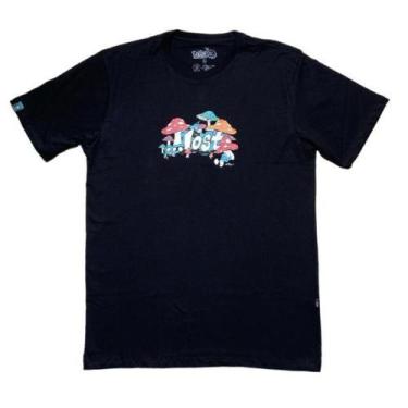 Imagem de Camiseta Lost 22412846 Mushroom Smurfs - Preto