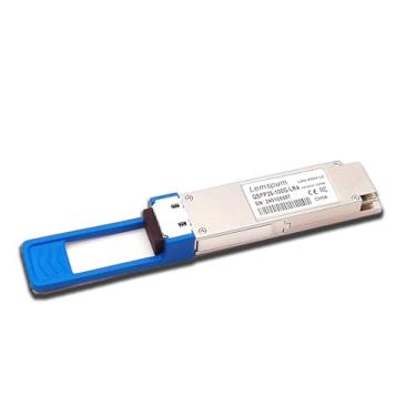 Imagem de 1 unidade 100Gb QSFP28 Módulo monomodo 100GBASE-LR4 1310nm 10km DOM Duplex LC SMF Transceptor óptico compatível com Juniper JNP-QSFP-100G-LR4, Arista/Brocade/Dell SFP-100G-LR4 ect.