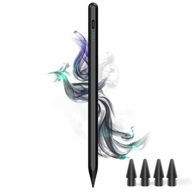 Imagem de Caneta Stylus para iPad - Caneta magnética USB-C para Apple iPad com rejeição de palma compatível com iPad Pencil (2018-2023) iPad 6/7/8/9/10, iPad Air 3/4/5, iPad Mini 5/6, iPad Pro 27.9 cm/32.8 cm