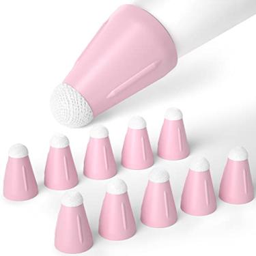 Imagem de JOOSKO Protetor de ponta compatível com Apple Pencil [pacote com 10], capa de silicone antiderrapante silenciosa para Apple Pencil 2ª geração/1ª e Apple Pencil (USB-C)