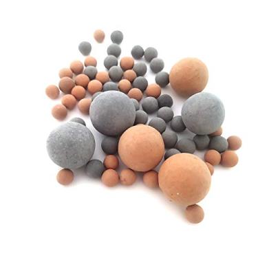 Imagem de MEIMEI Bolas de turmalina para acessórios de aquário Betta. Tanque de aquário de água doce mineral de camarão. Substrato de suplemento mineral. Decore bolas de aquário, caracol, comida de peixe