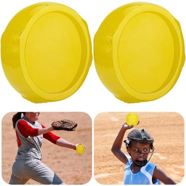 Imagem de RunNico 2 peças de spinner de softball, 30,48 cm de pitching spinner, auxílio de treinamento de lançador de arremesso overhand para praticantes de softball, prática esportiva e programa universitário