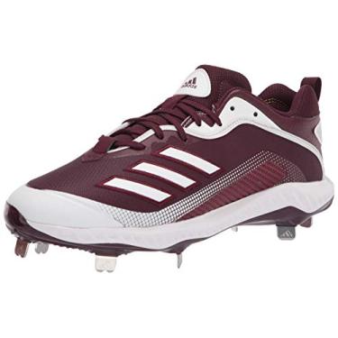 Imagem de adidas Tênis de beisebol masculino Fv9348, Team Maroon/Cloud White/Cloud White, 46