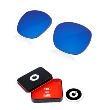 Imagem de OWORK Lentes de reposição de policarbonato para óculos de sol Oakley Garage Rock OO9175 - Azul gelo