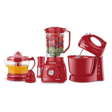 Imagem de Liquidificador + Batedeira + Espremedor Kt-105R 110V Mondial