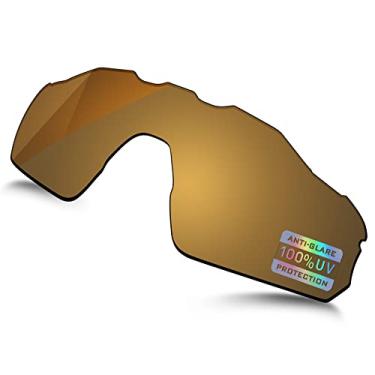 Imagem de Bowyer Lentes de reposição polarizadas para óculos de sol Oakley Radar EV Pitch OO9211 38 mm - Bronze Mirorr