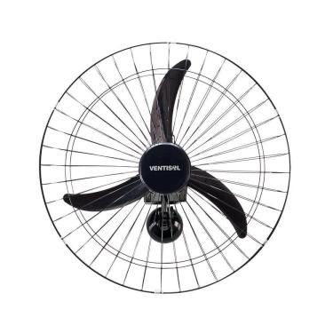 Imagem de Ventilador de Parede 60Cm Oscilante Preto 200W - Ventisol